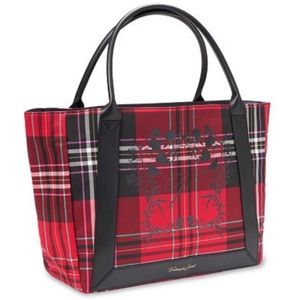 Victoria's Secret Tote Bag 2020 Limited Edition Red Plaid New MRSP $58